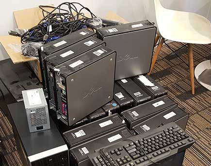 宝山办公一家做设计的工作室淘汰电脑回收处理